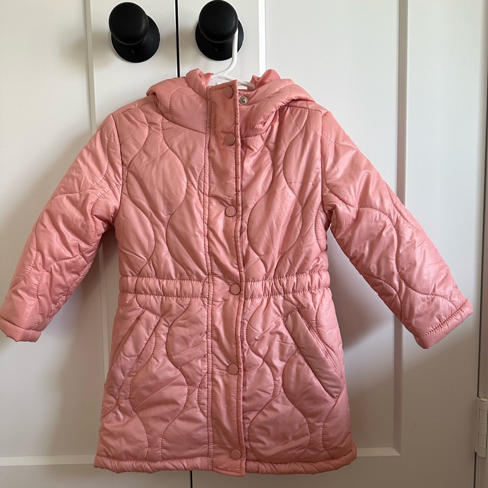 Girl’s Pink Quilted Winter Coat 3t